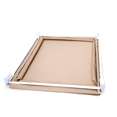 Origami Khaki Square Organization Drawer Insert for Rack, Bookshelf, Closet