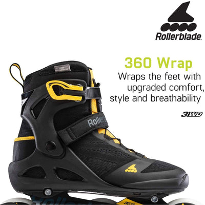 Rollerblade Macroblade 100 3WD Men's Adult Inline Skate Size 6 (Used)