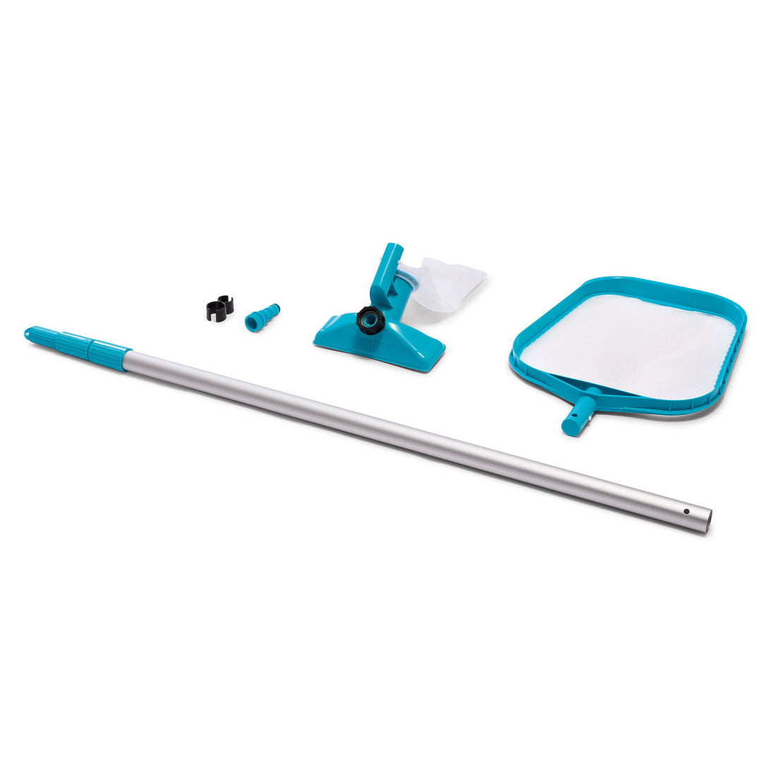 Intex Vacuum & Wall-Mounted Automatic Skimmer Swimming Pool Maintenance Kit