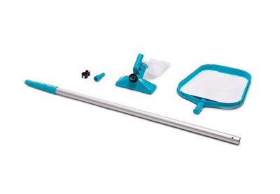 Intex 16.5ft x 9ft x 48in Oval Prism Pool and Cleaning Kit with Skimmer - VMInnovations