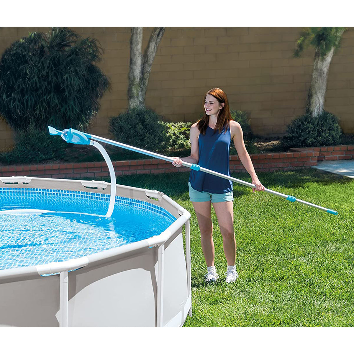 Intex Deluxe Cleaning Maintenance Pool Kit w/ Vacuum 28003E (Open Box) (3 Pack) - VMInnovations