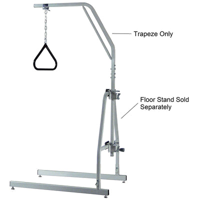 Lumex Versa-Helper Trapeze Bar with Triangle Versa Coated Handgrip, Gray (Used) - VMInnovations