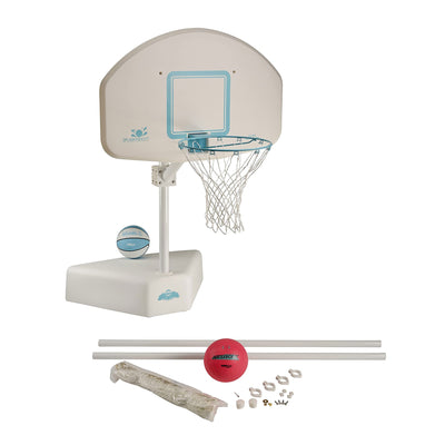 Dunn-Rite Splash & Shoot Pool Basketball Hoop & ProVolly Volleyball Set w/Ball