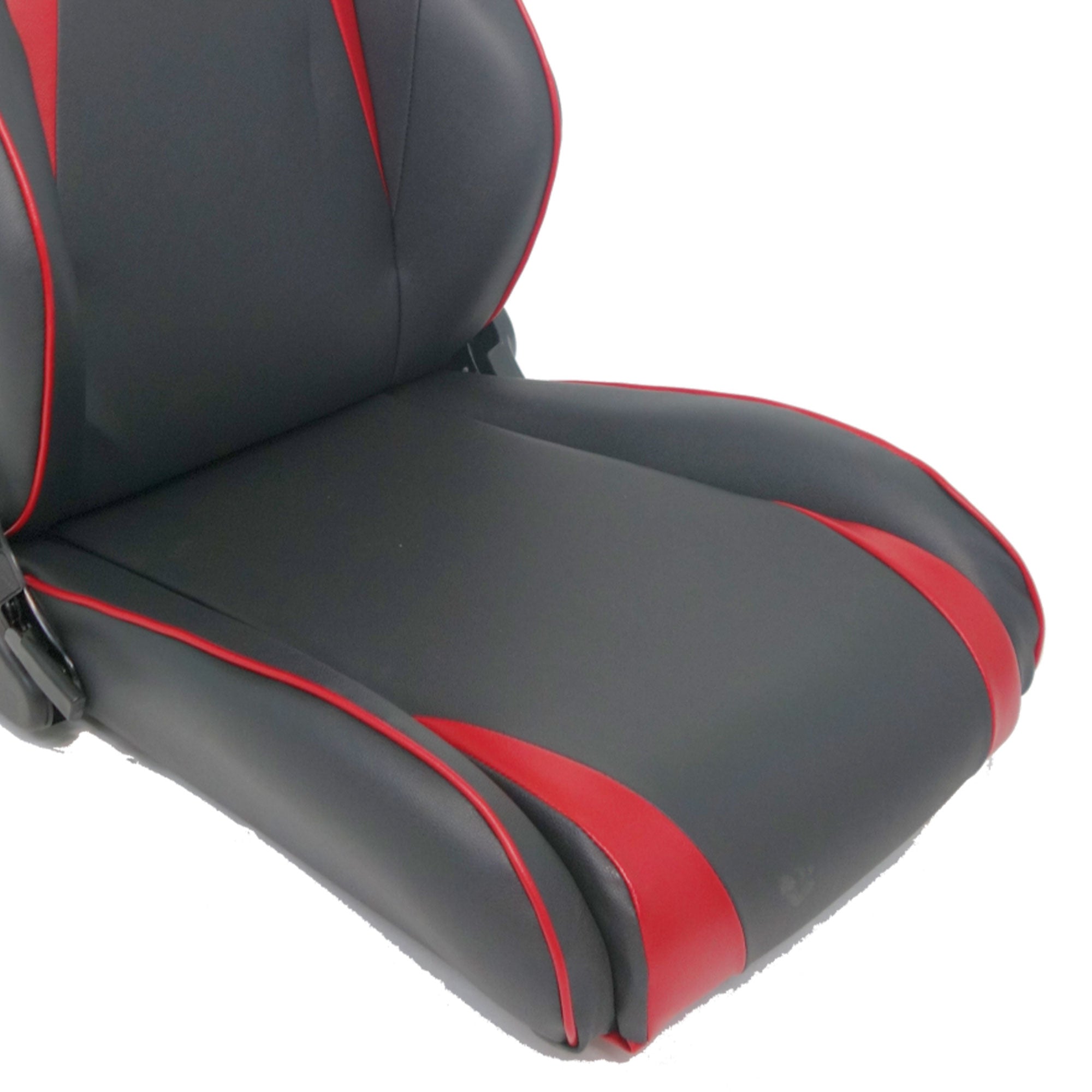 GTR Simulator S105LBK Adjustable GTA Simulation Gaming Chair, Black & Red Stripe