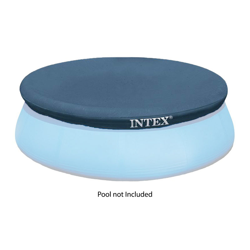 Intex Easy Set 15 Foot Round Above Ground Swimming Pool Cover, Pool Not Included