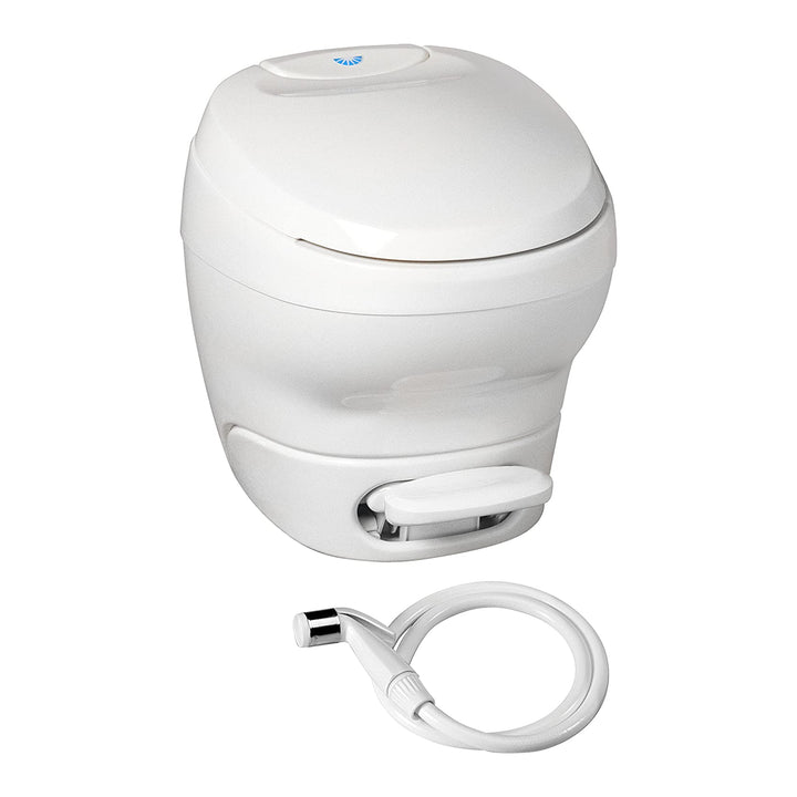 Thetford Magic Bravura High Profile RV Toilet w/Hand Sprayer, White (Open Box)