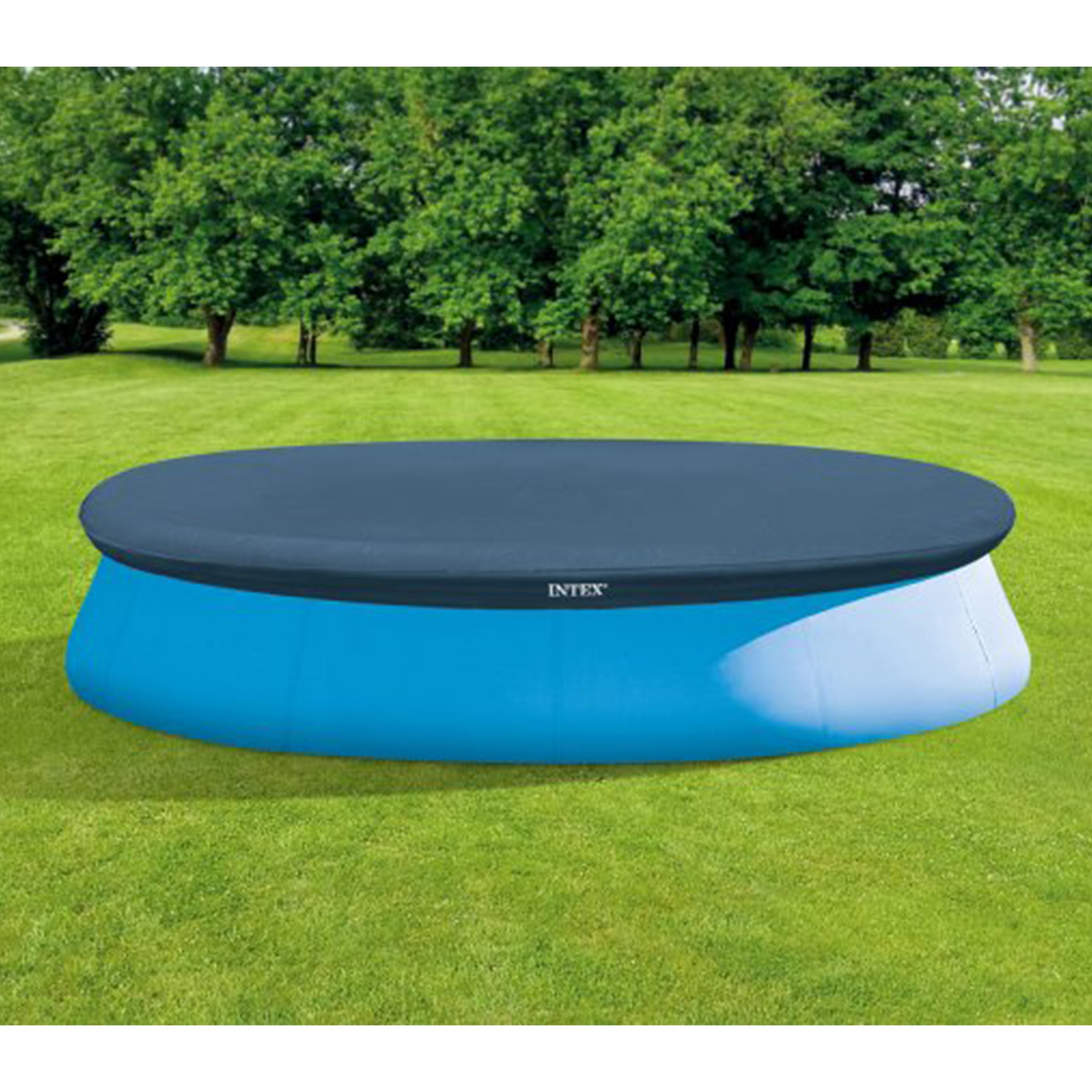 Intex 13'x12" Easy Set Above Ground PVC Vinyl Pool Cover (Open Box) (6 Pack) - VMInnovations