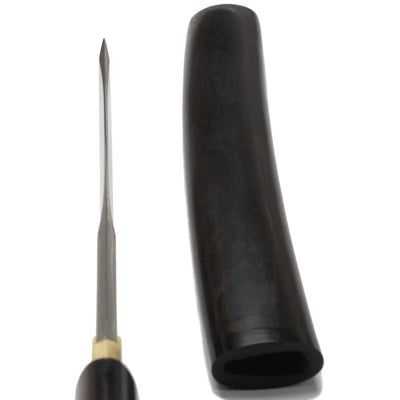 Siwode Short Sharp Handmade Katana with Ebony Sheathe and Bamboo Nails, 15 Inch - VMInnovations