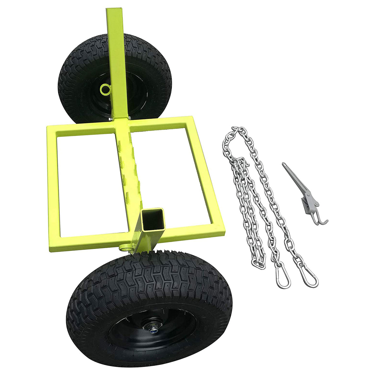 Timber Tuff TMW-83 Heavy Duty Log Dolly with Chain, 1,100 Pound Capacity (Used)