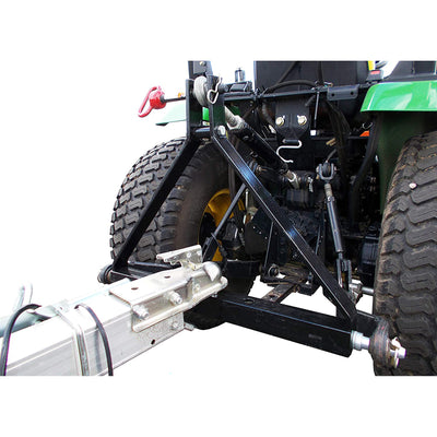 Field Tuff 3 Point Triangle Frame Lawn Tractor Trailer Hitch, Black (2 Pack) - VMInnovations