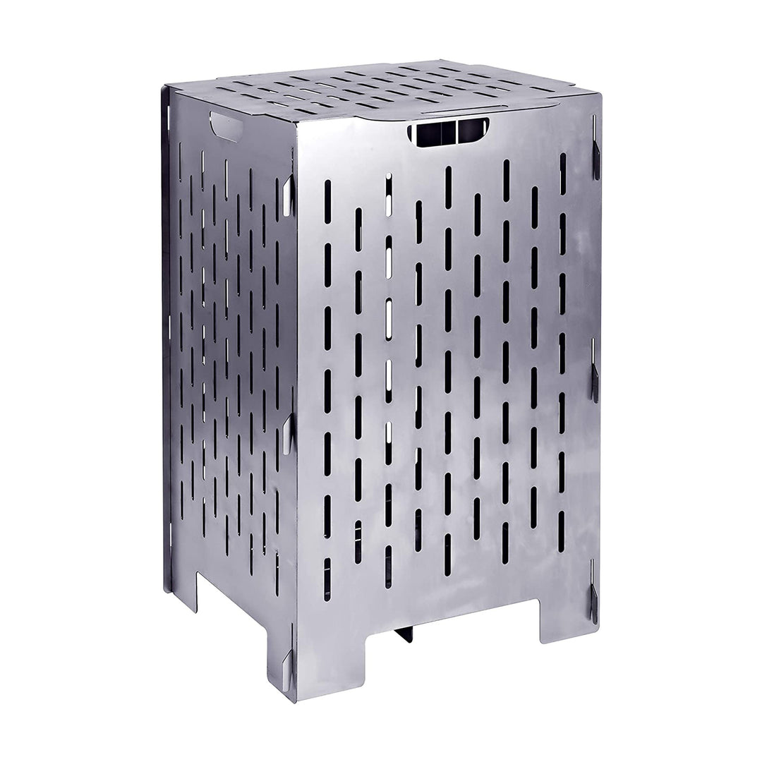 Yard Tuff 20 x 20 x 36 Inch Steel Burn Cage with Vent Holes, Gray (Open Box)