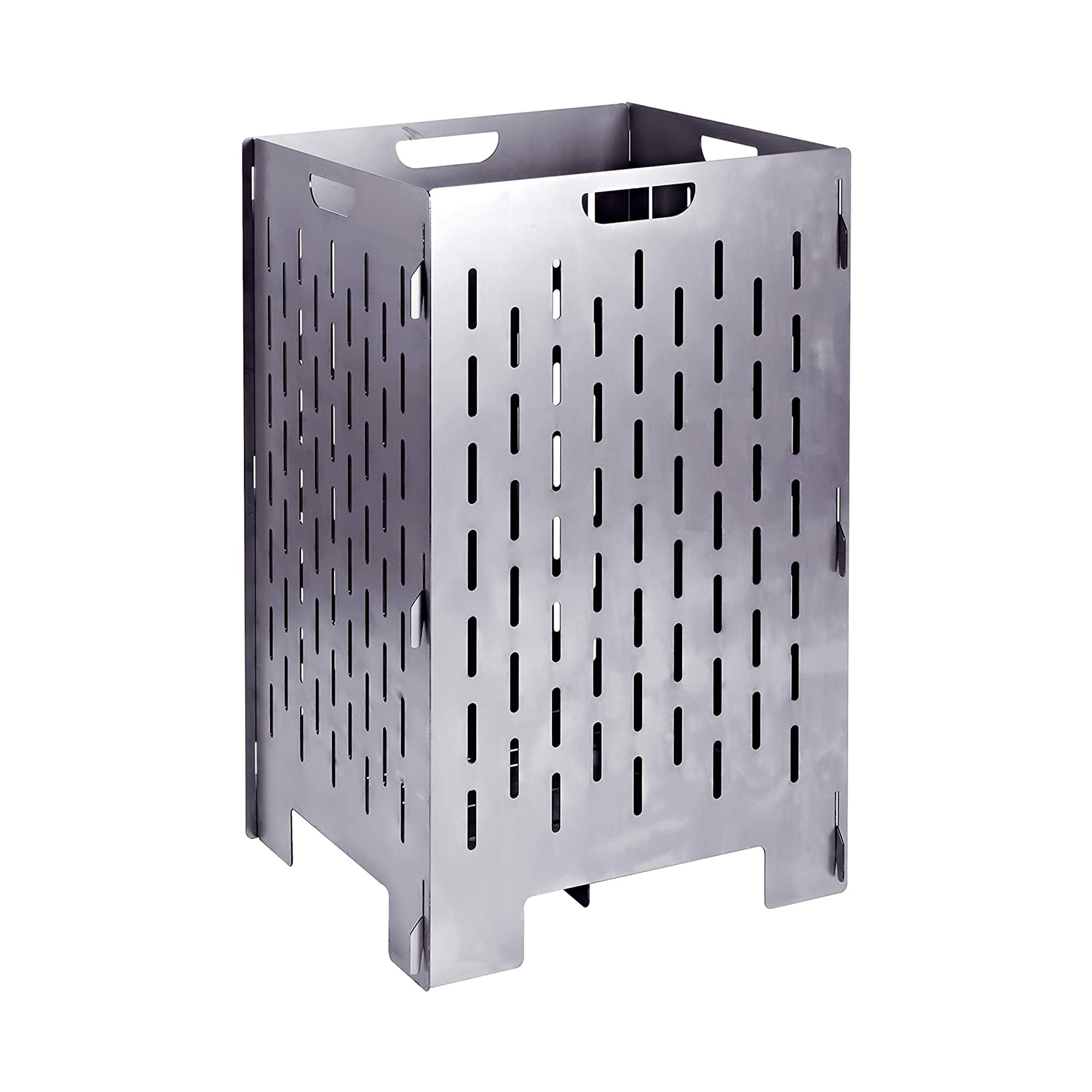 Yard Tuff YTF-202036BC 20 x 20 x 36 Inch Steel Burn Cage with Vent Holes, Gray - VMInnovations