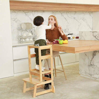 SDADI LT05N Mother's Helper Adjustable Height Kids Kitchen Step Stool (Open Box)