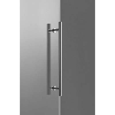 Serene Valley 60 x 74 Inch Big Roller Frameless Sliding Shower Door, Chrome