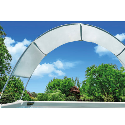 Intex 28207EH 10' x 30" Metal Frame Beachside Swimming Pool w/ Pump and Canopy
