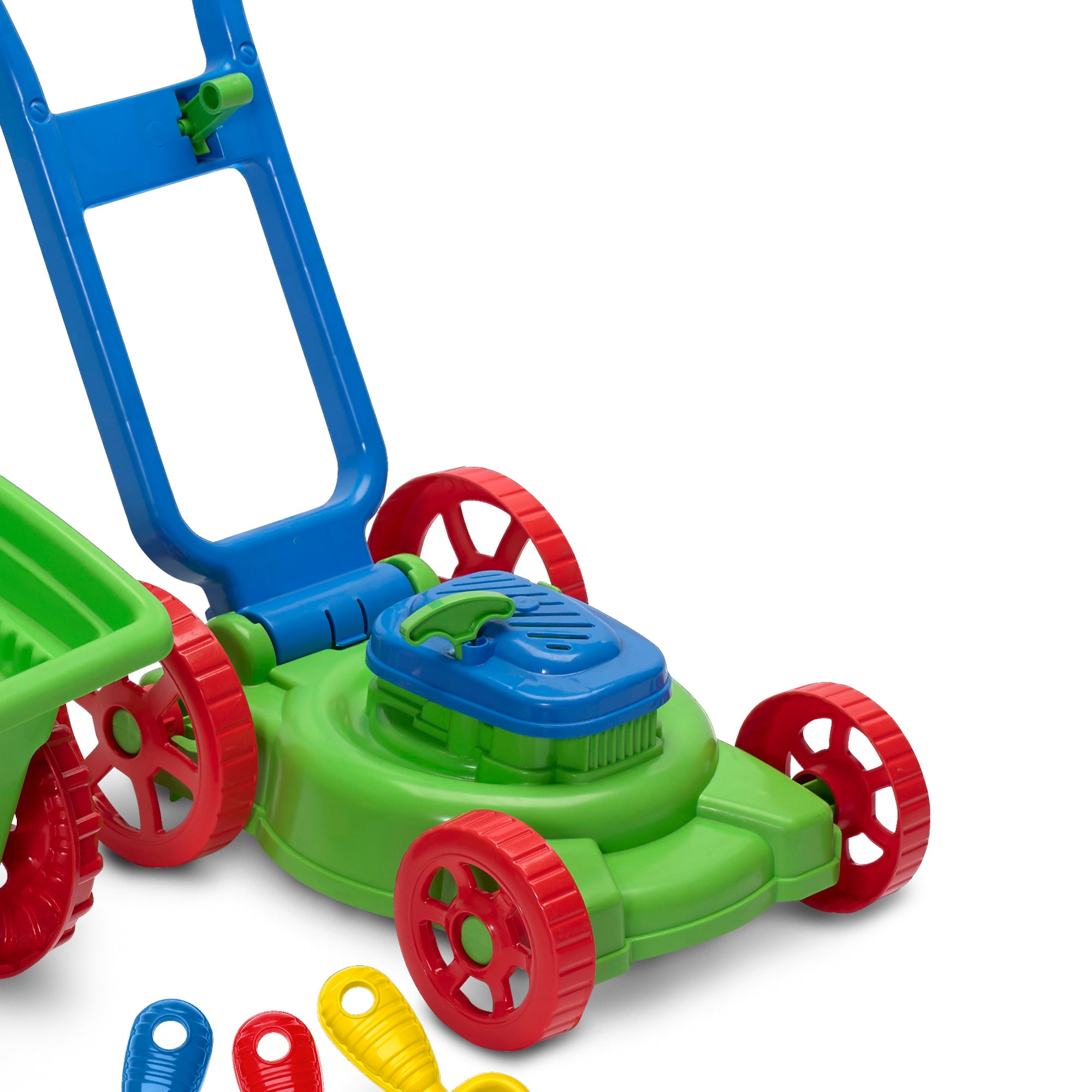 American Plastic Toys Kids Portable Play 6 Piece Outdoor Gardener, Multicolor