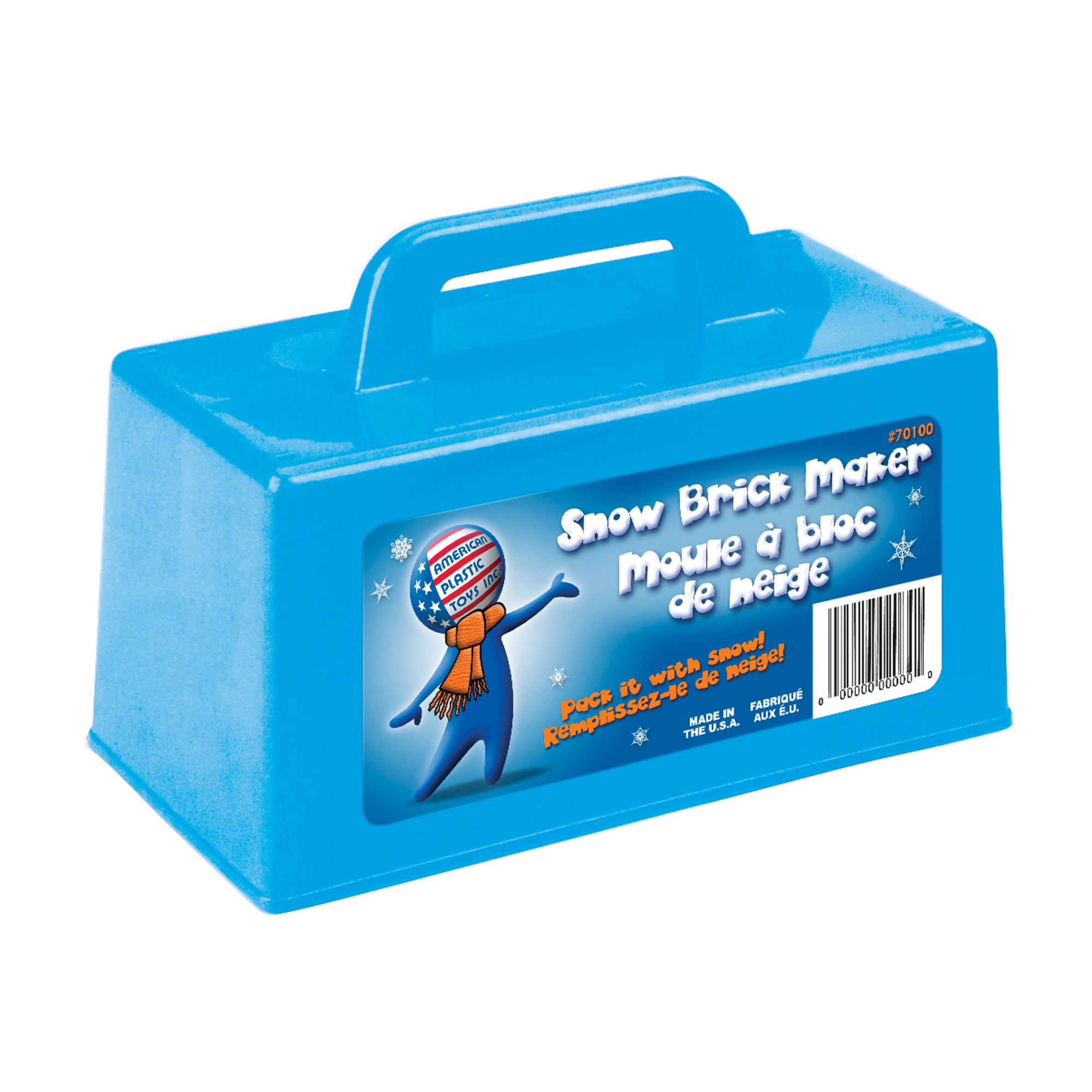 American Plastic Toys 9.75 Inch Plastic Outdoor Snow Brick Maker, Multicolor