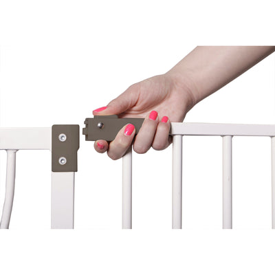 Dreambaby Liberty Baby Double Lock Safety Gate for 29.5-33 Inch Openings, White - VMInnovations