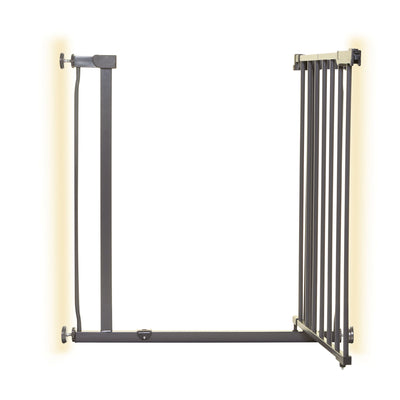 Dreambaby Ava Baby Double Lock Safety Gate for 29.5-33 Inch Openings, Charcoal - VMInnovations