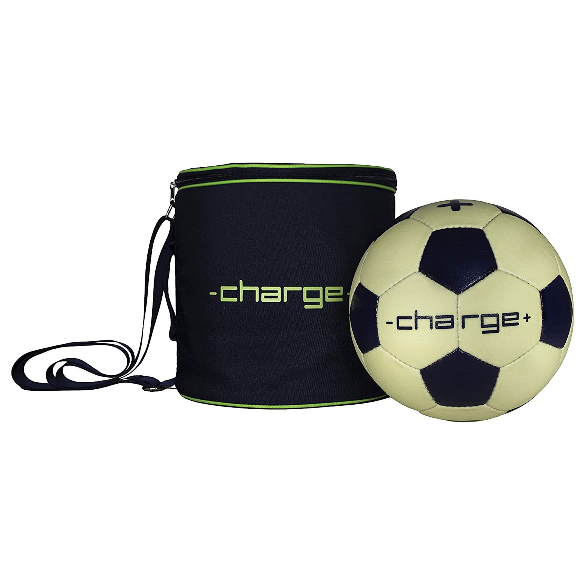 Chargeball Glow in the Dark Soccer Ball PRO Kit w/Bag & Regulation Size Baseball - VMInnovations