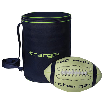 Chargeball Glow in the Dark Football PRO Kit with Bag & Regulation Size Baseball - VMInnovations