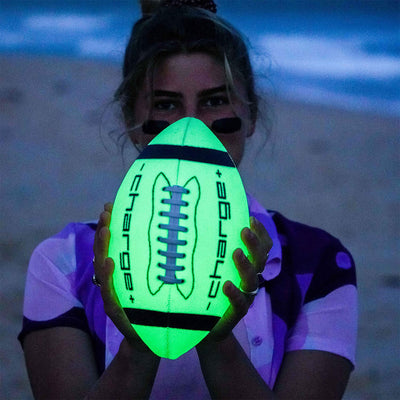 Chargeball Glow in the Dark Football PRO Kit and Regulation Baseball, 2 Pack - VMInnovations