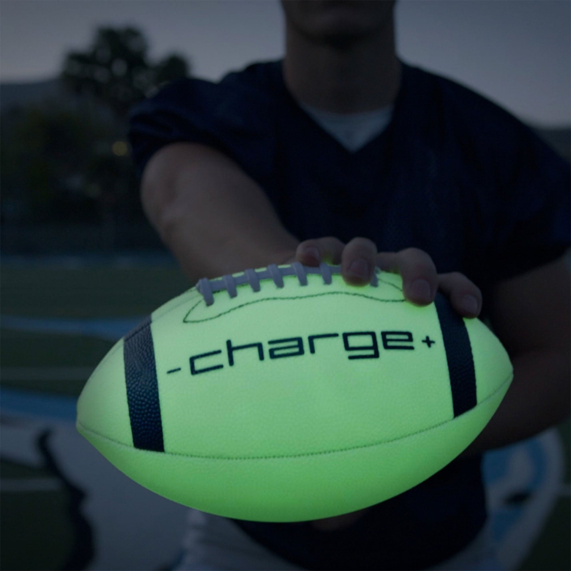 Chargeball Glow In The Dark Football PRO Kit with LED Charging and Carrying Bag - VMInnovations