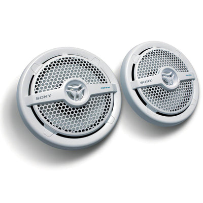 Sony Marine Receiver with 6.5 Inch Marine Speakers And Sandstorm Wiring Kit