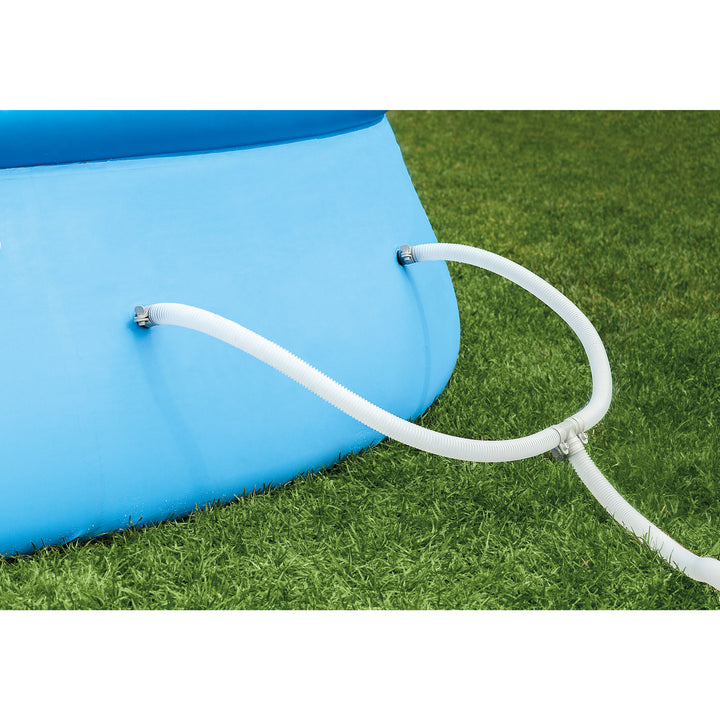 Intex 10ft Round Swimming Pool Cover & Easy Set 10ft x 30in Inflatable Pool - VMInnovations