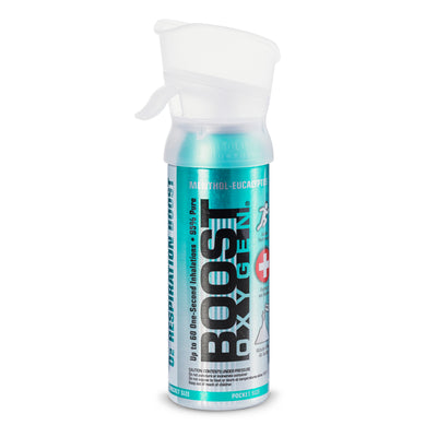 Boost Oxygen 3 Liter Pocket Sized Canned Oxygen, Menthol Eucalyptus (7 Pack) - VMInnovations