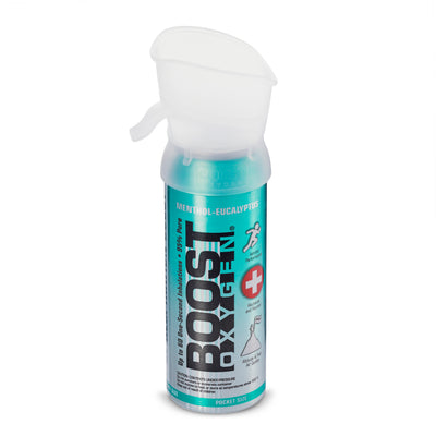 Boost Oxygen 3 Liter Pocket Sized Canned Oxygen, Menthol Eucalyptus (7 Pack)