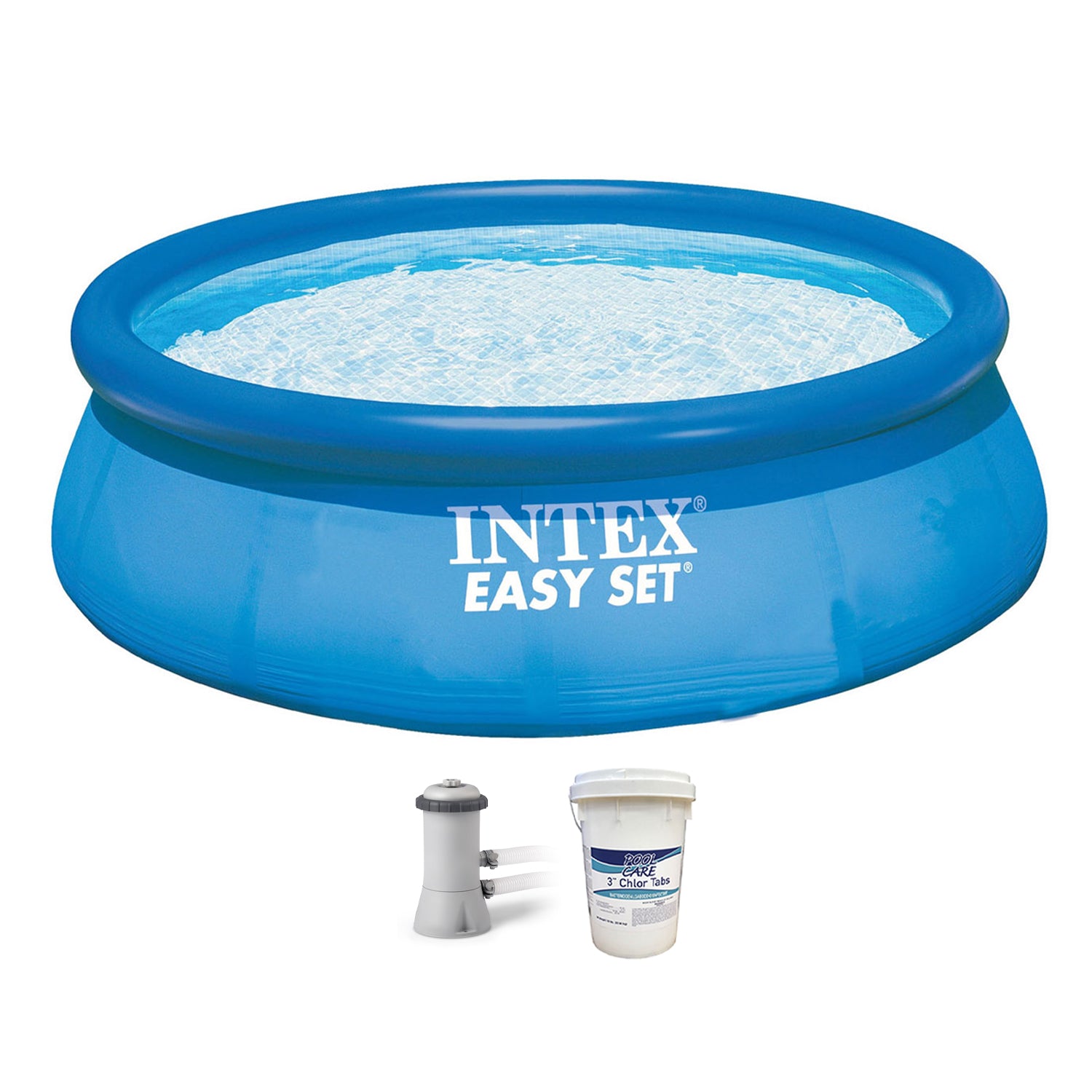 Intex 28131EH 12ft x 30in  Swimming Pool with Filter Pump & 3in Chlorine Tabs