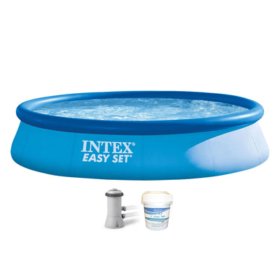 Intex 28141EH 13Ft x 33In Swimming Pool with Filter Pump & 3in Chlorine Tabs