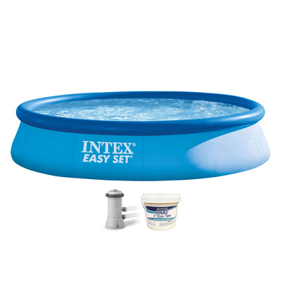 Intex 28141EH 13Ft x 33In Swimming Pool with Filter Pump & 3in Chlorine Tabs