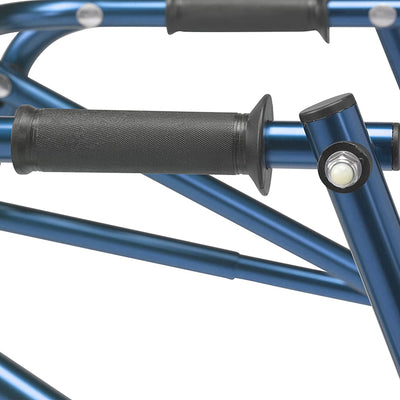 Drive Medical Nimbo Lightweight Aluminum Rolling Posterior Walker, Small, Blue - VMInnovations