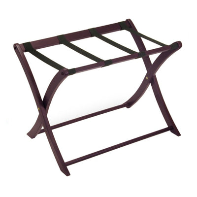 Winsome Scarlett Collapsible Wood Hotel Style Luggage Rack, Espresso Finish