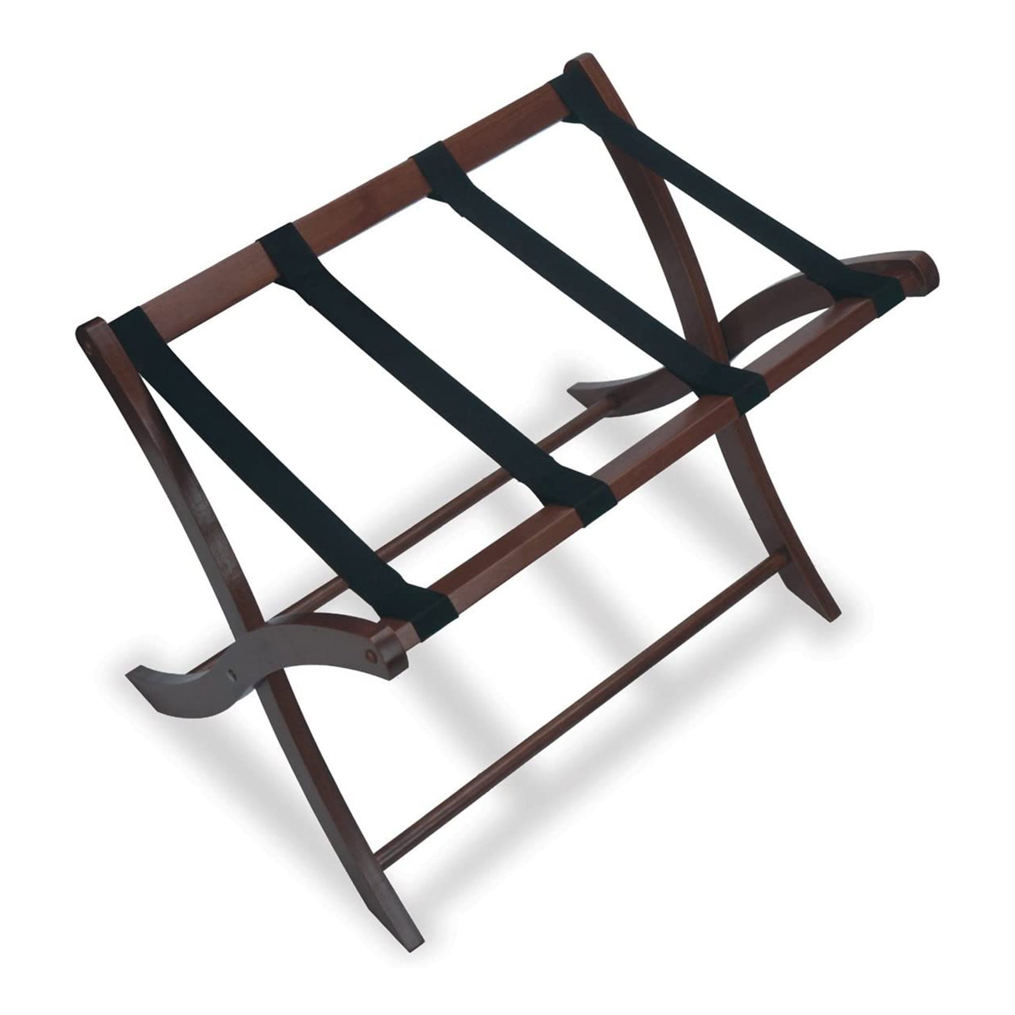 Winsome Scarlett Collapsible Wood Hotel Style Luggage Rack, Espresso Finish