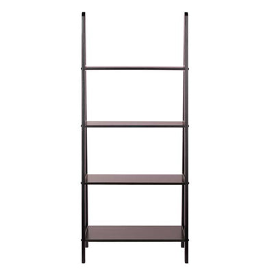 Winsome 92428 Avalon 4 Tier Modern Beechwood A-Frame Book Shelf, Dark Espresso