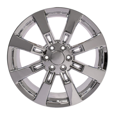 OE Wheels CA82 22x9" Chrome Hollander Wheel for 1999-2020 Cadillac Escalade