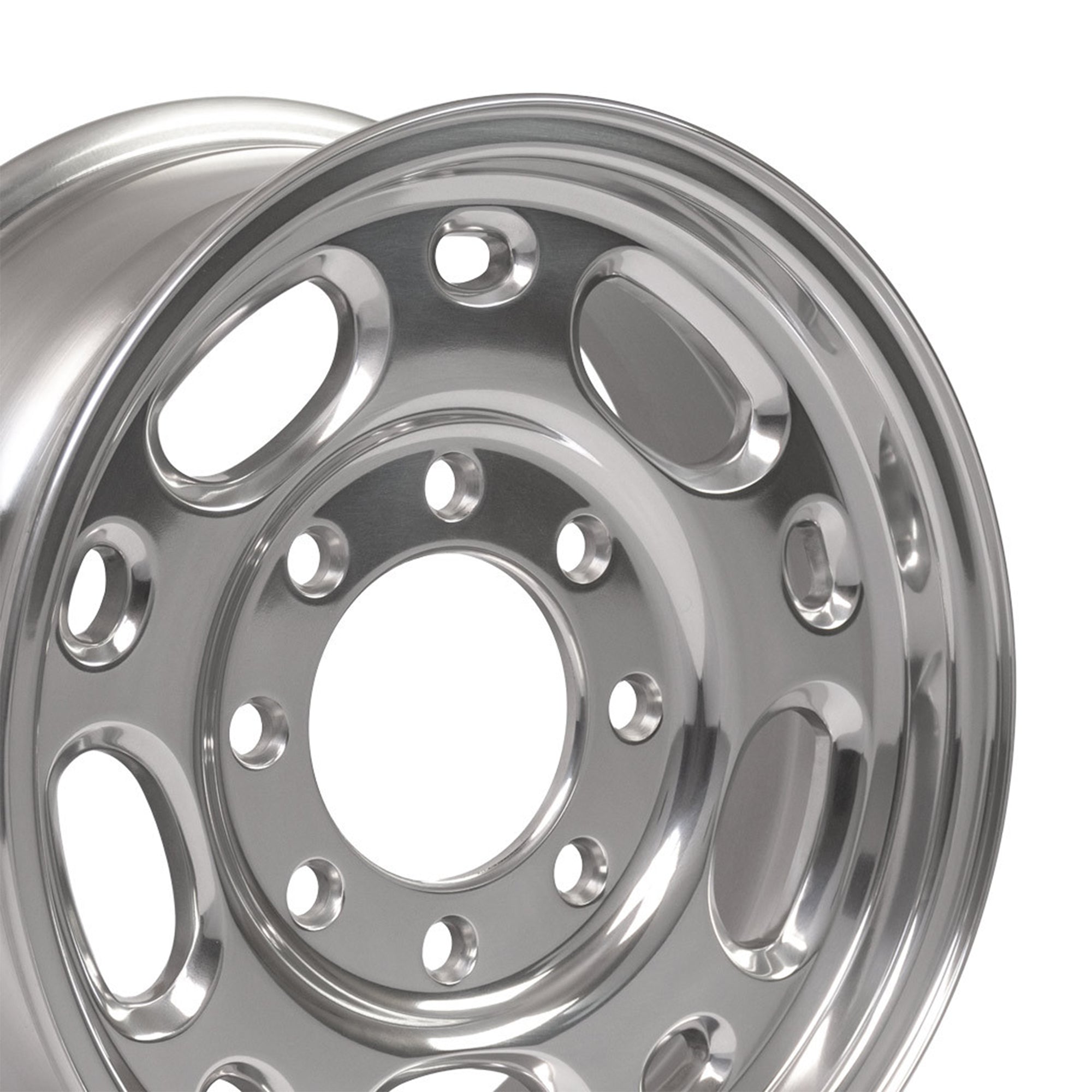 OE Wheels CV82 16x6.5" Polished Aluminum Wheel compatible w/Chevy Suburban 2500