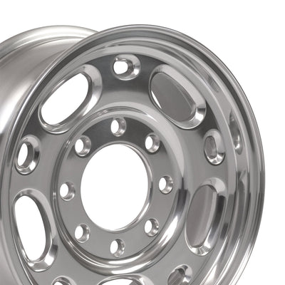 OE Wheels CV82 16x6.5" Polished Aluminum Wheel compatible w/Chevy Suburban 2500