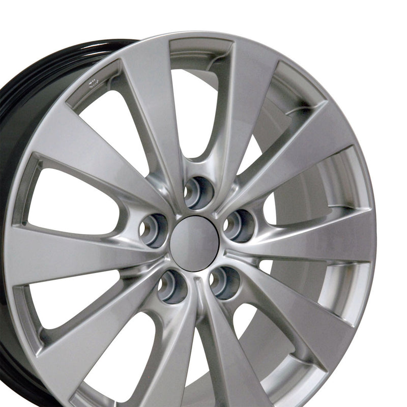 OE Wheels TY15 17x7 Inch Hyper Silver Rim for Toyota Avalon, Camry & Rav4 (Used)