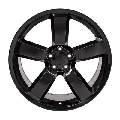 OE Wheels DG04 20 x 9 Inch Black Wheel Rim for Dodge Charger SRT and Challenger