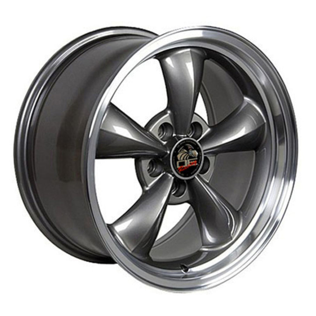 OE Wheels 17x8in Anthracite Rim with Machined Bullitt Lip, Mustang (Open Box) - VMInnovations