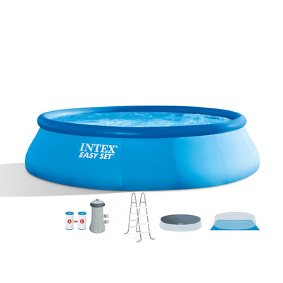 Intex 15' x 42" Easy Set Pool Complete Kit with GFCI & Filter Pump (Open Box)