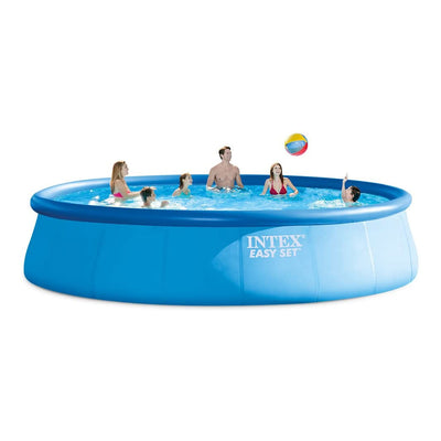 Intex 28175EH 18' x 48" Inflatable Round Outdoor Above Ground Swimming Pool Set