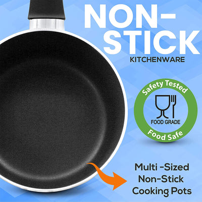 SereneLife 15 Pc Pots & Pans Home Non Stick Chef Kitchenware Cookware (Open Box)