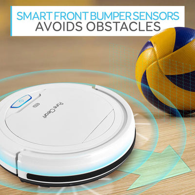 Pure Clean Smart Automatic Robot Vacuum, Vacuum Cleaner for Home,Gray(For Parts) - VMInnovations