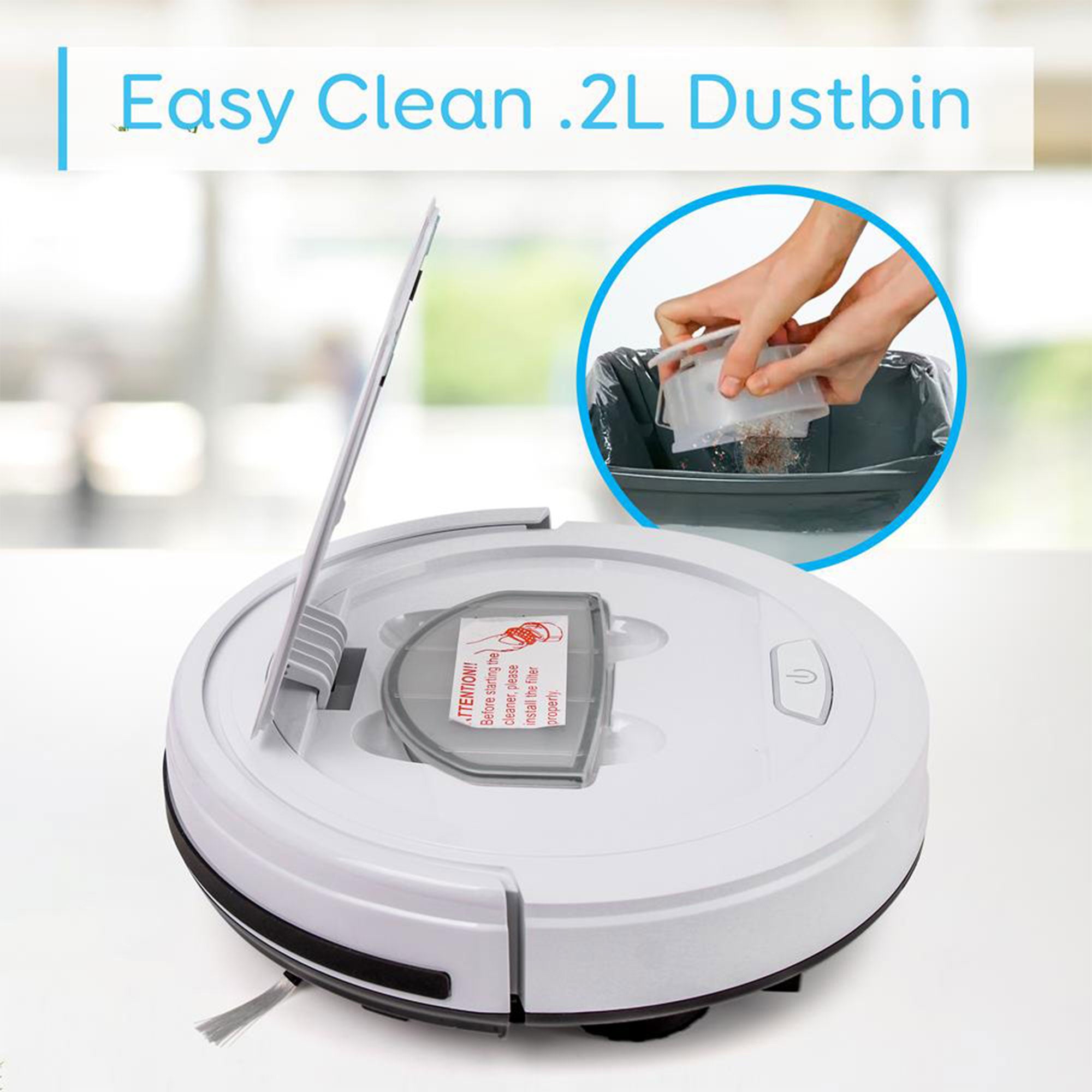 Pure Clean Smart Automatic Robot Vacuum, Vacuum Cleaner for Home,Gray(For Parts) - VMInnovations