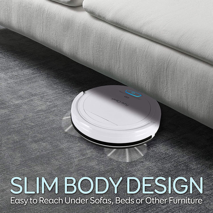 Pure Clean Smart Automatic Robot Vacuum, Cordless Vacuum Cleaner for Home, Gray - VMInnovations
